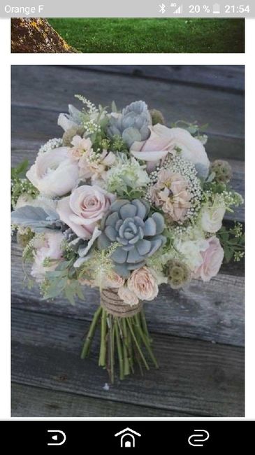 Photo bouquet champêtre chic / boheme - 1