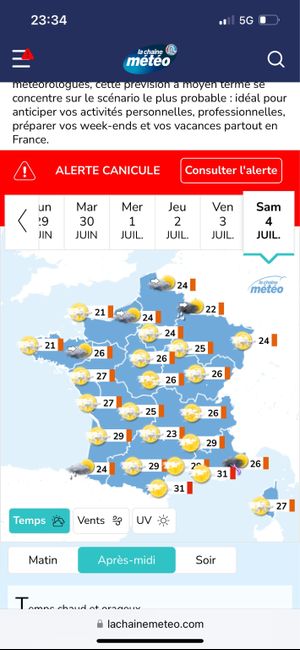 Petit moral météo - 2