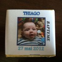 Chocolats personnalisés en cadeau