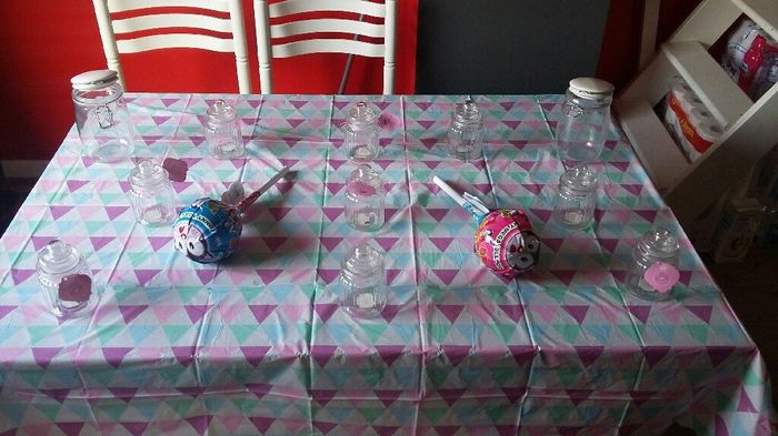 Essai table invités et candy bar - 2