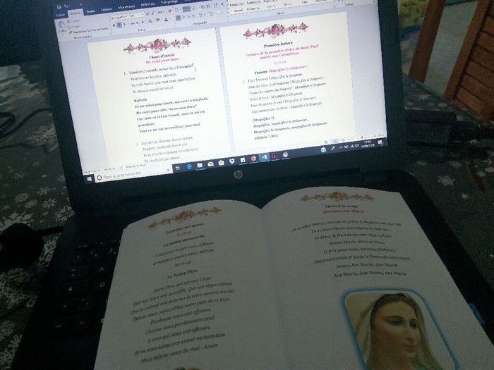 Mon essai de livret de messe :-) - 2
