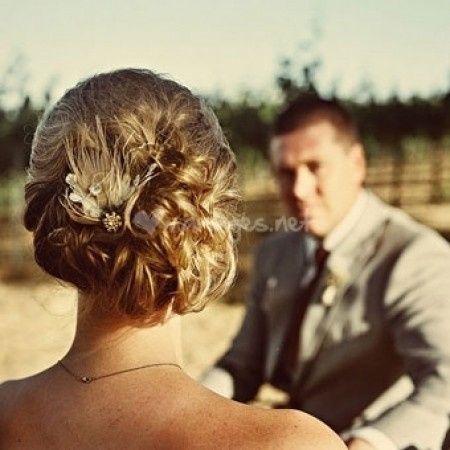 chignon mariée