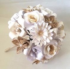 bouquet papier
