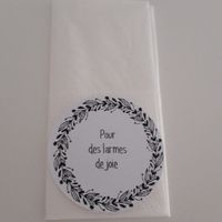 Mouchoir larmes de joie - 1