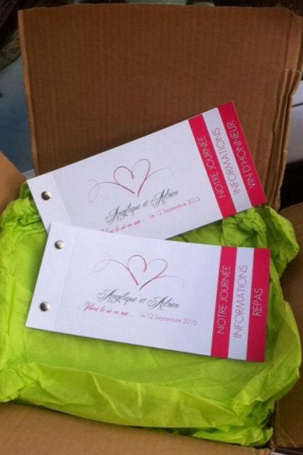 De quelle couleur sont vos invitations ? - 1