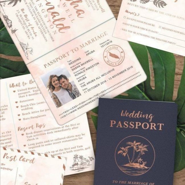 Inspiration pour un mariage sur le thème du voyage 1