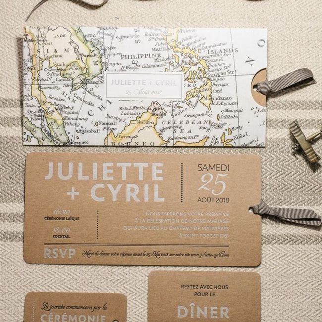 Inspiration pour un mariage sur le thème du voyage 2