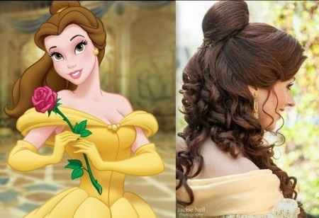 Coiffure belle