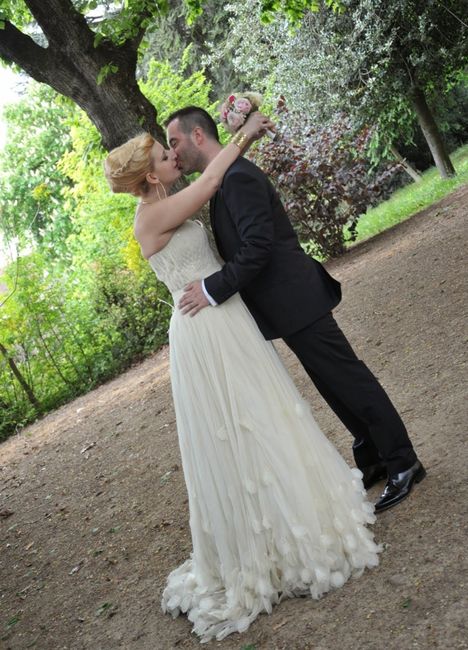 Première photo du mariage :)