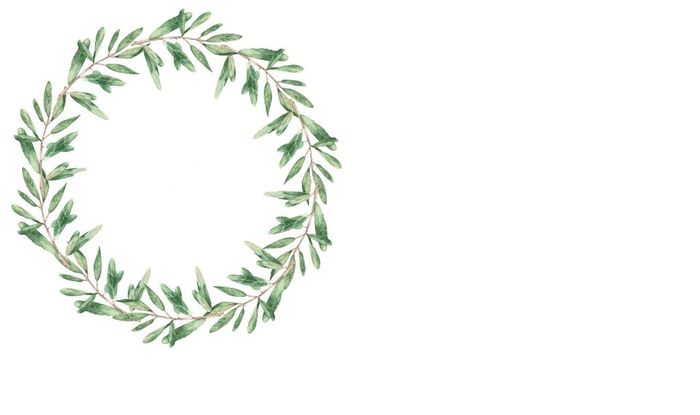 couronne de rameau d'olivier