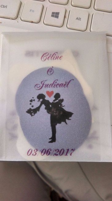 Pochette a confettis arrière