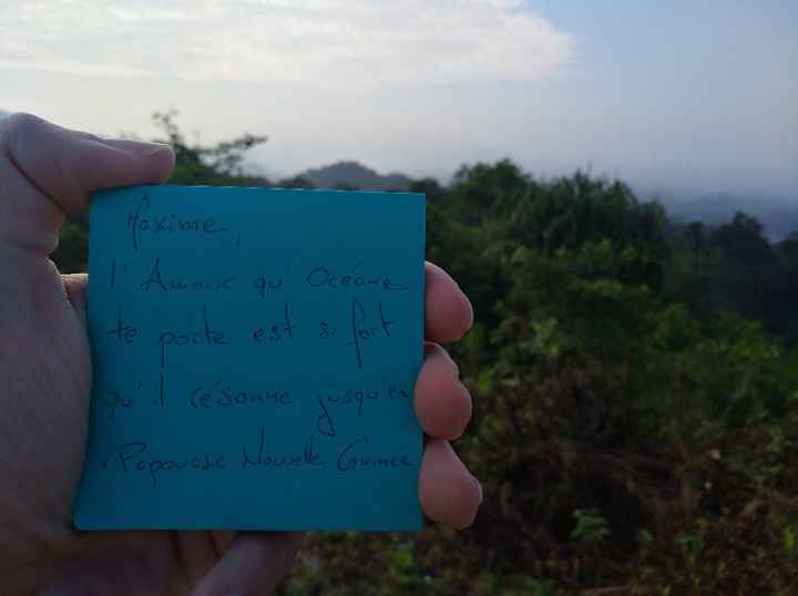 love note de Papouasie Nouvelle Guinee