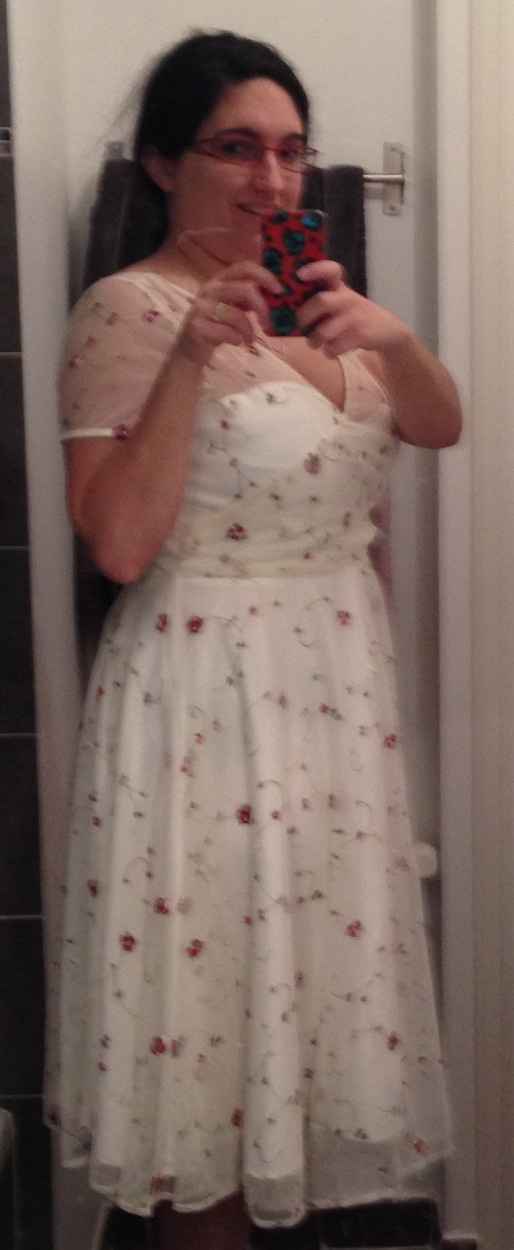 Robe portée de profil