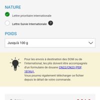 Timbres formulaire douane - 1