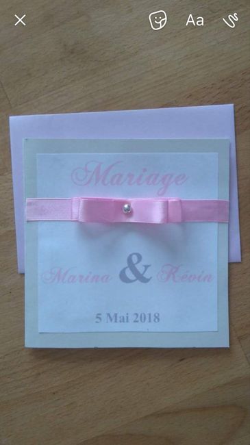 Modèle de faire part - 1