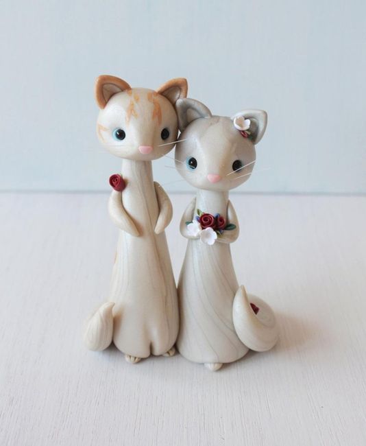 cake topper chat bis