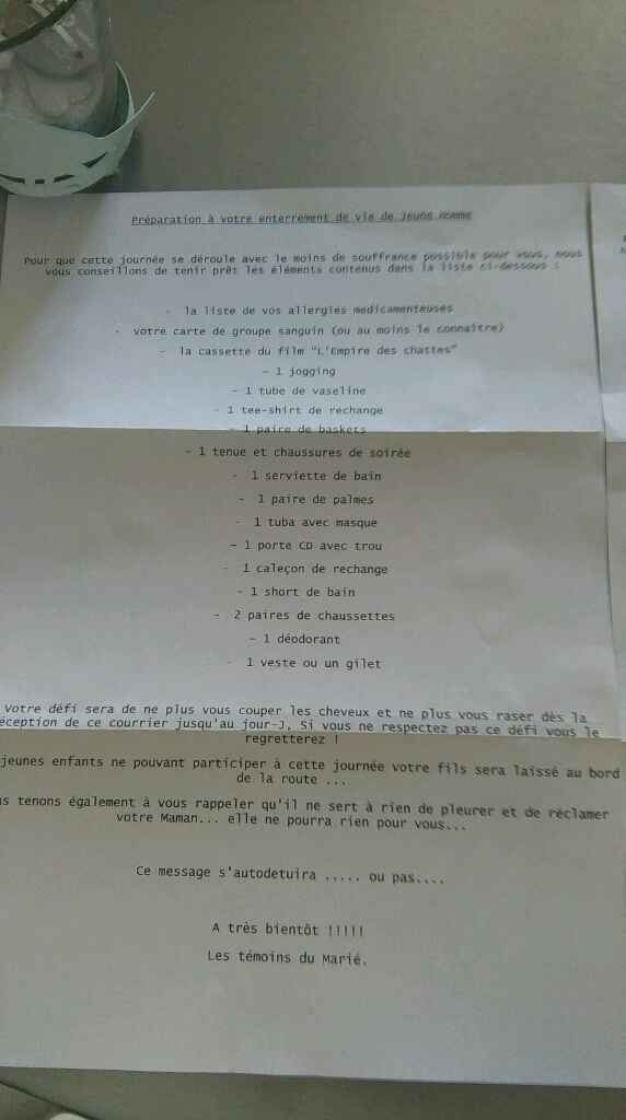 Annonce evjf evjh - 2