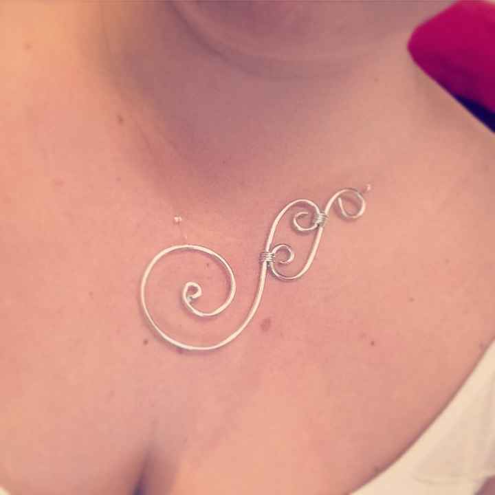 Bijoux et bouquet en fil alu??? - 1