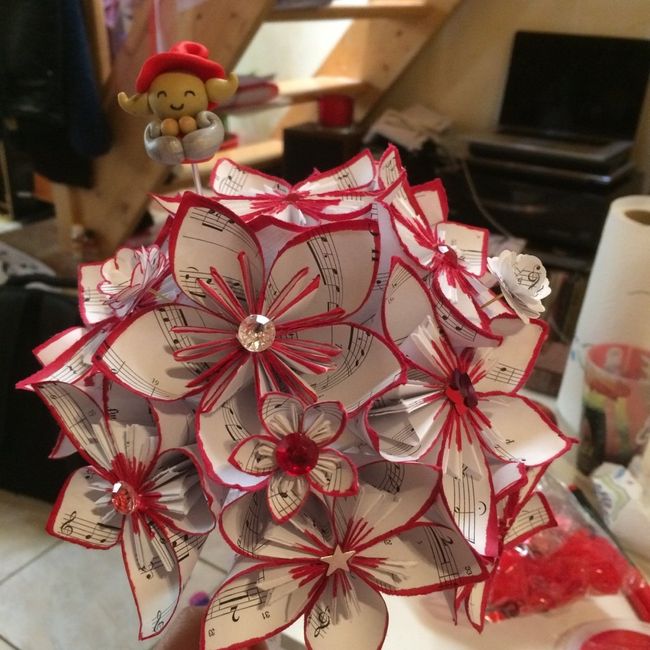 Bouquet origami - 3