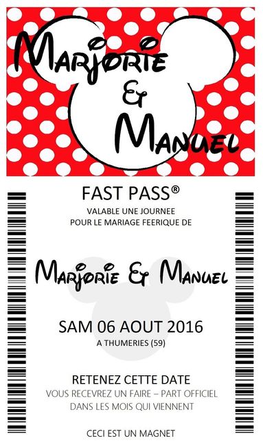 Notre Save The Date DIY