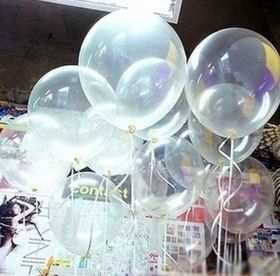 Commande : ballons transparents