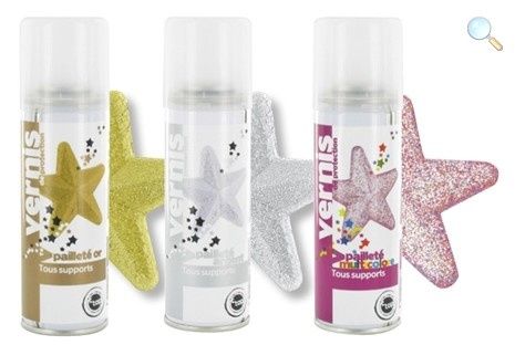Commande : vernis pailleté argent