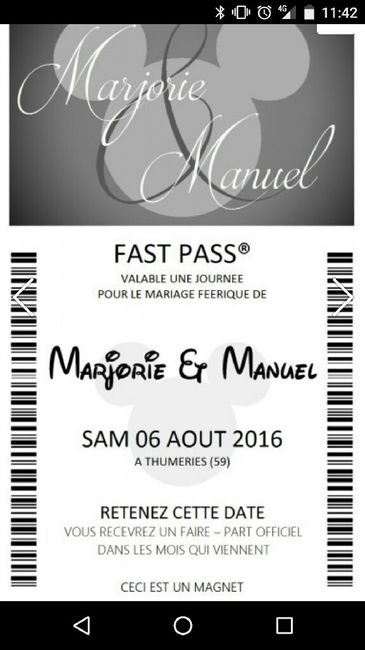 Les "save the date" - 1