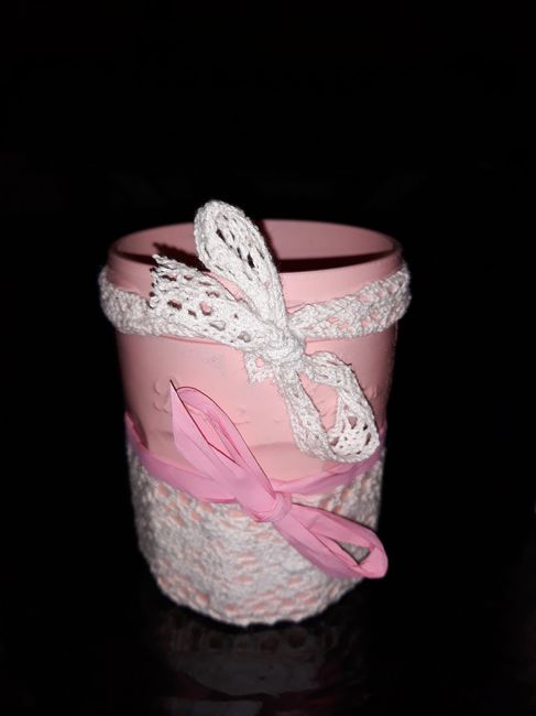 vase centre de table fait main