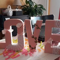 lettres LOVE
