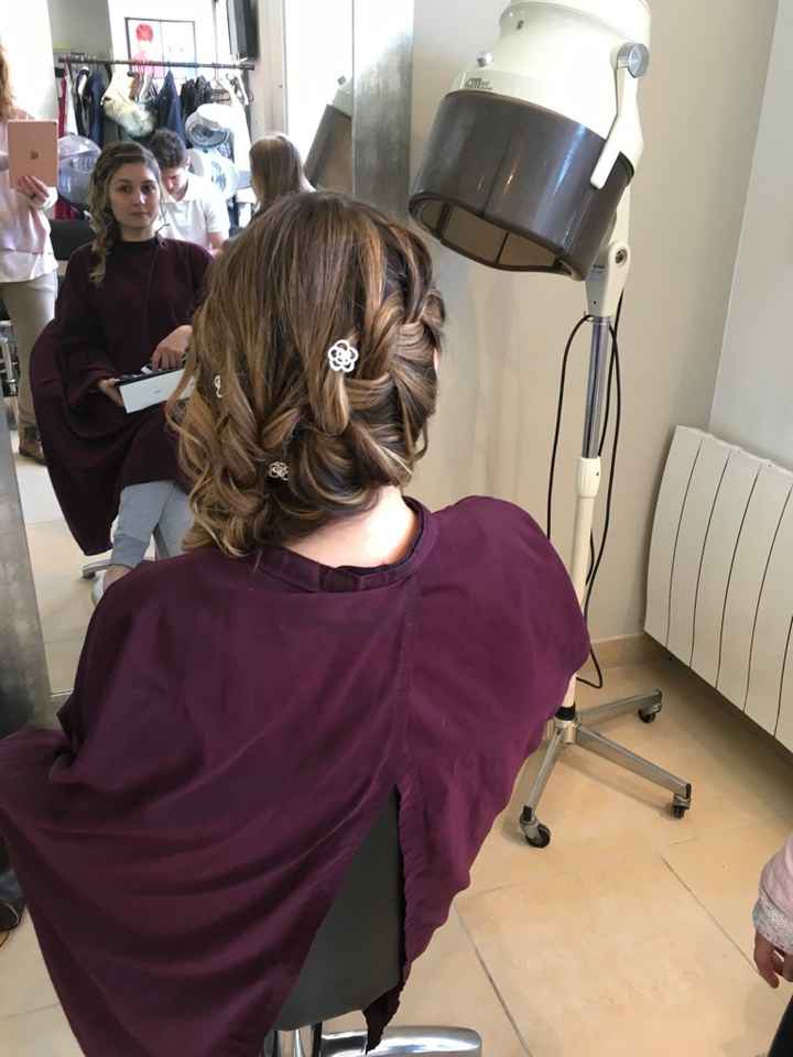 Essai maquillage  coiffure robe - 1