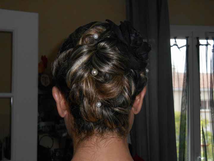 coiffure vue de derriere