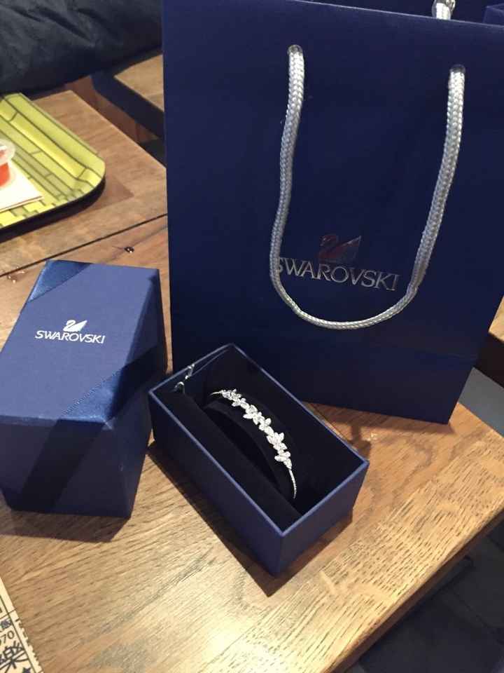 Apres le collier le bracelet swarovski - 1