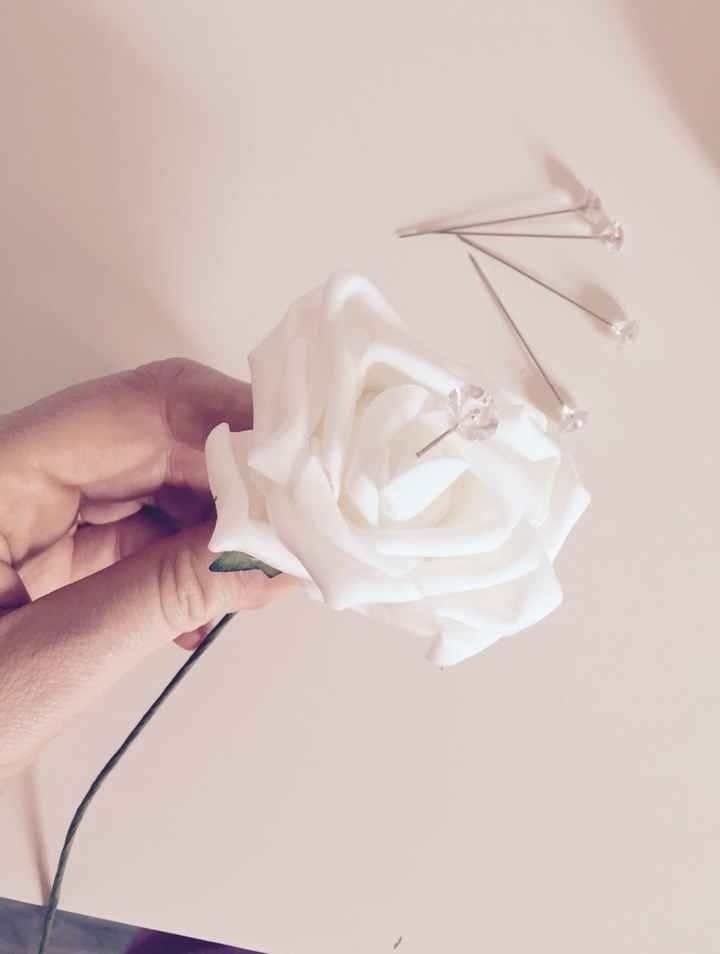 etape 1: strass rose