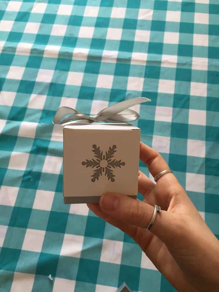 boite à dragées hiver