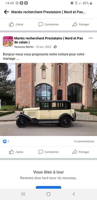 Voiture jour j 1