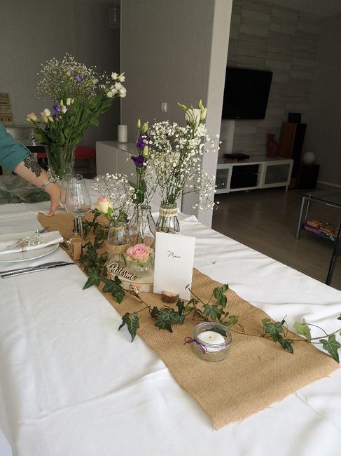 Essais décoration tables - 2