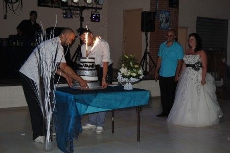 notre wedding cake