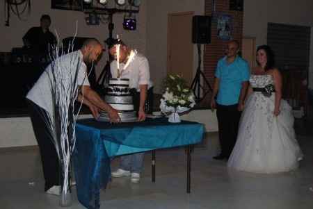 notre wedding cake