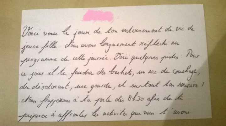 Lettre "anonyme"
