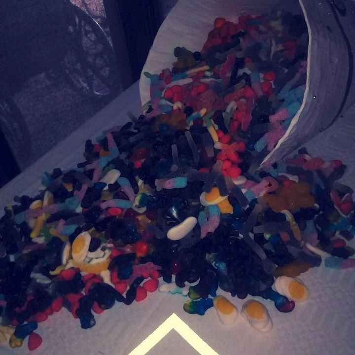 Corne d'abondance de bonbons