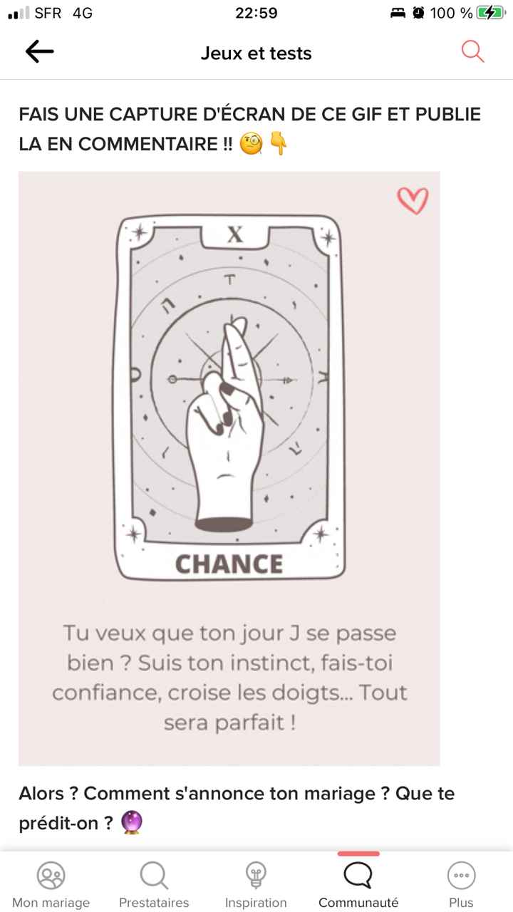 La chance te sourit 🔮😃 - 1