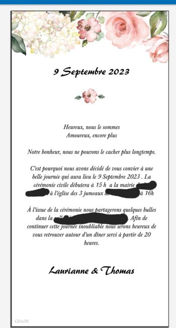 Faire-parts 2