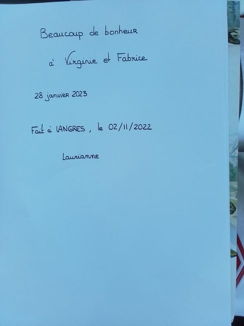 Loves notes pour le mariage de ma soeur, s'il vous plaît ❤️ 1
