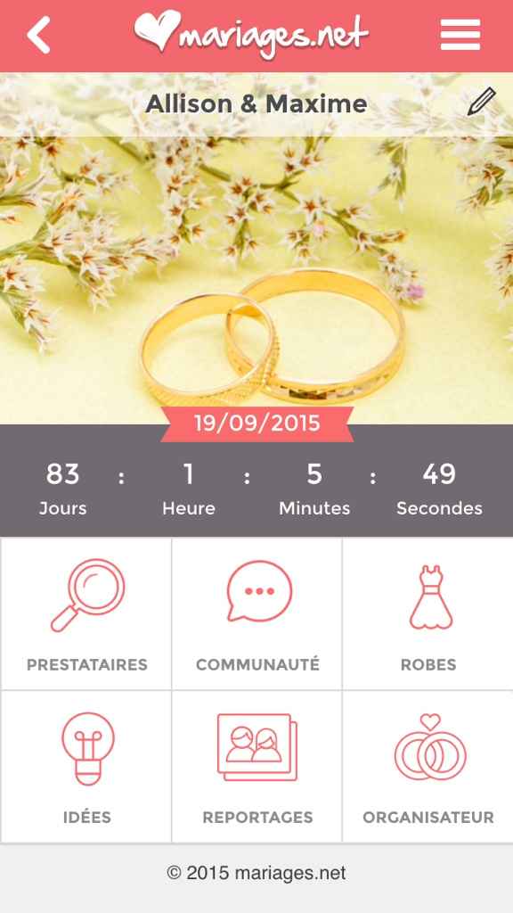 Compte à rebours général mariages.net - 1