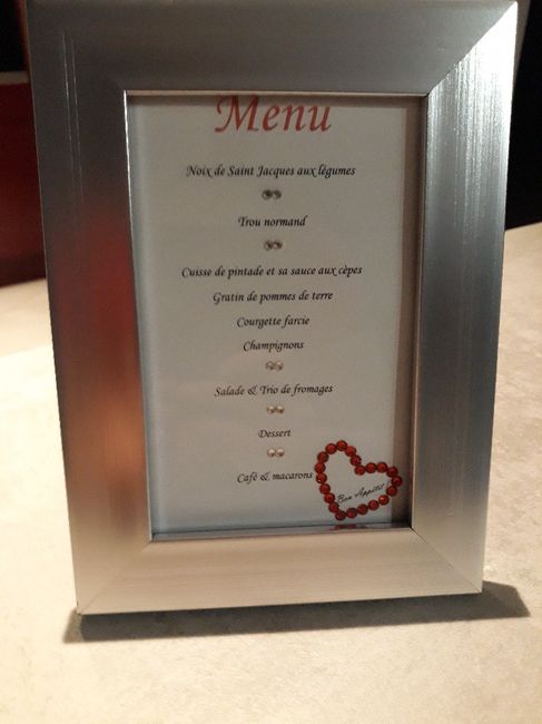 Présentoir menu - 2