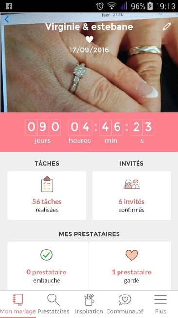 Quelle est la date de votre mariage ? - 1