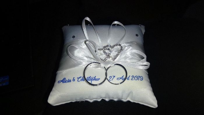 Coussin d'alliances - 1