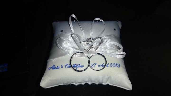 Coussin d'alliances - 1