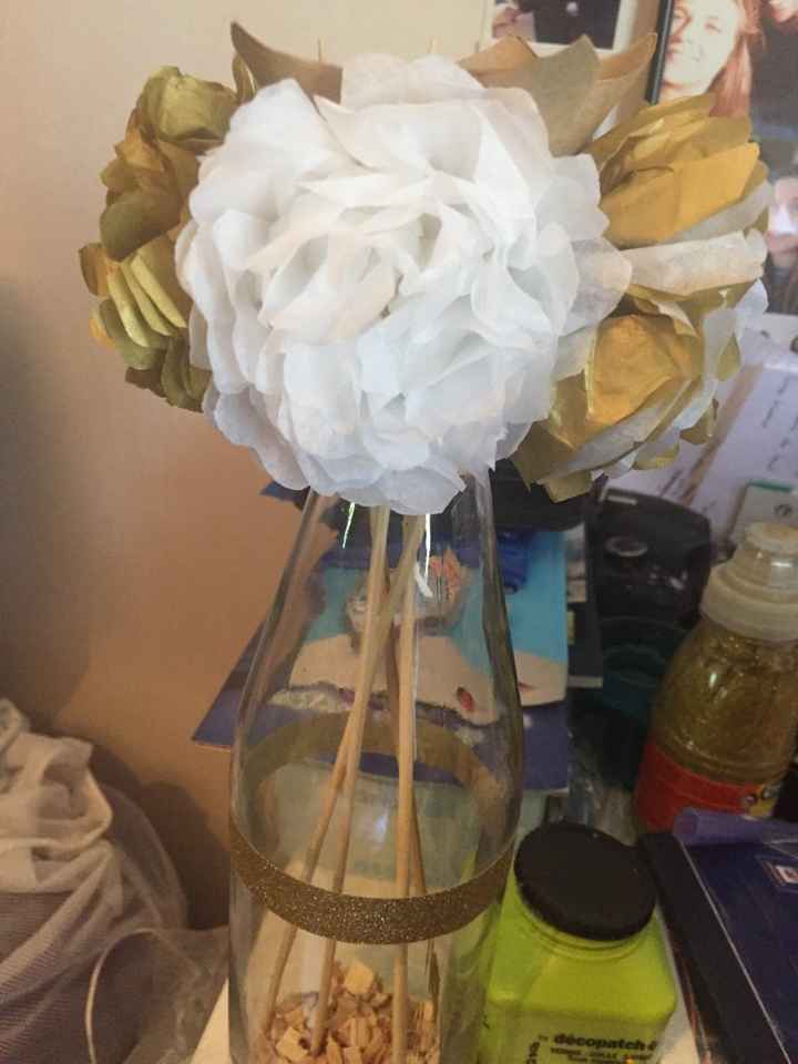 Fleurs papier de soie - 1