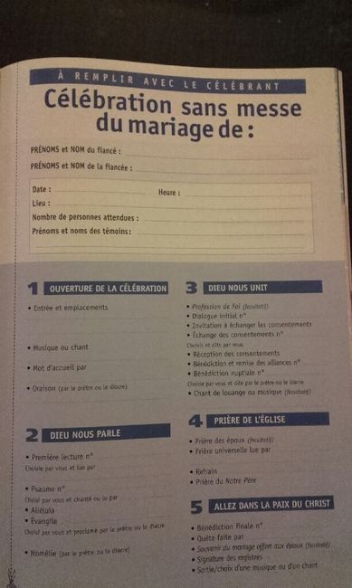 Livret de messe, comment avez vous fait ? - 1